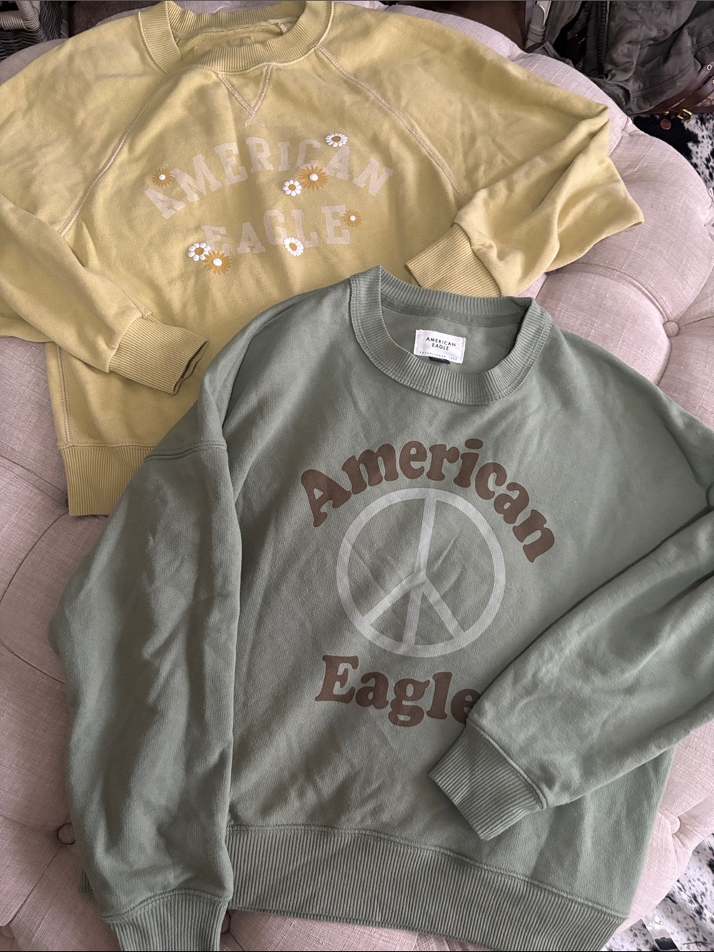 American Eagle Outfitters Bundle of 2 Crewneck Sweatshirts